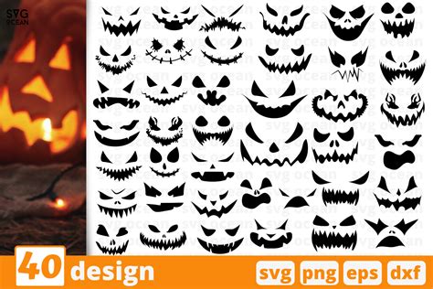 Download 78+ Halloween Face SVG Crafts